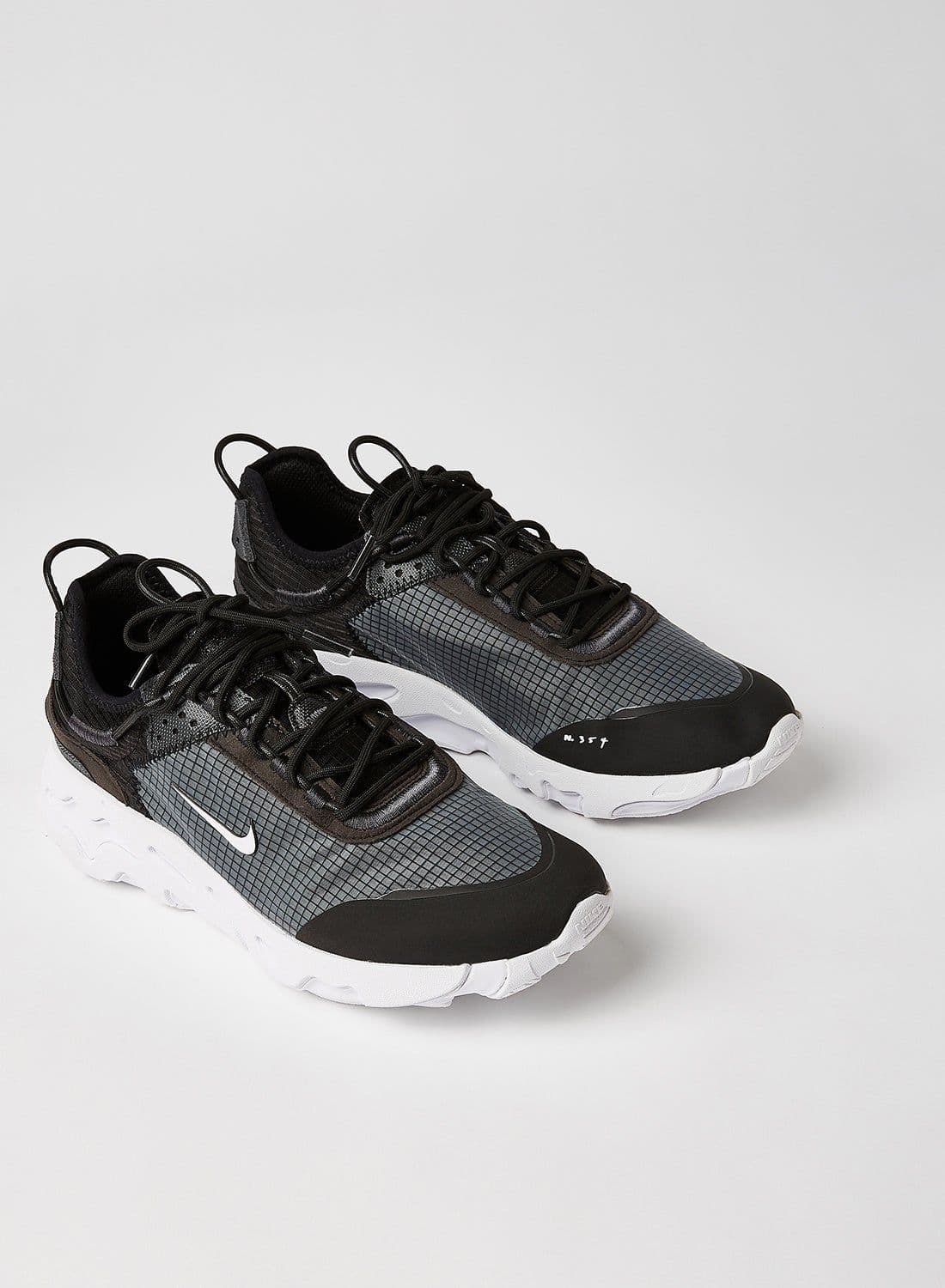 React Live Sneakers Black/White-Dk Smoke Grey - image 2