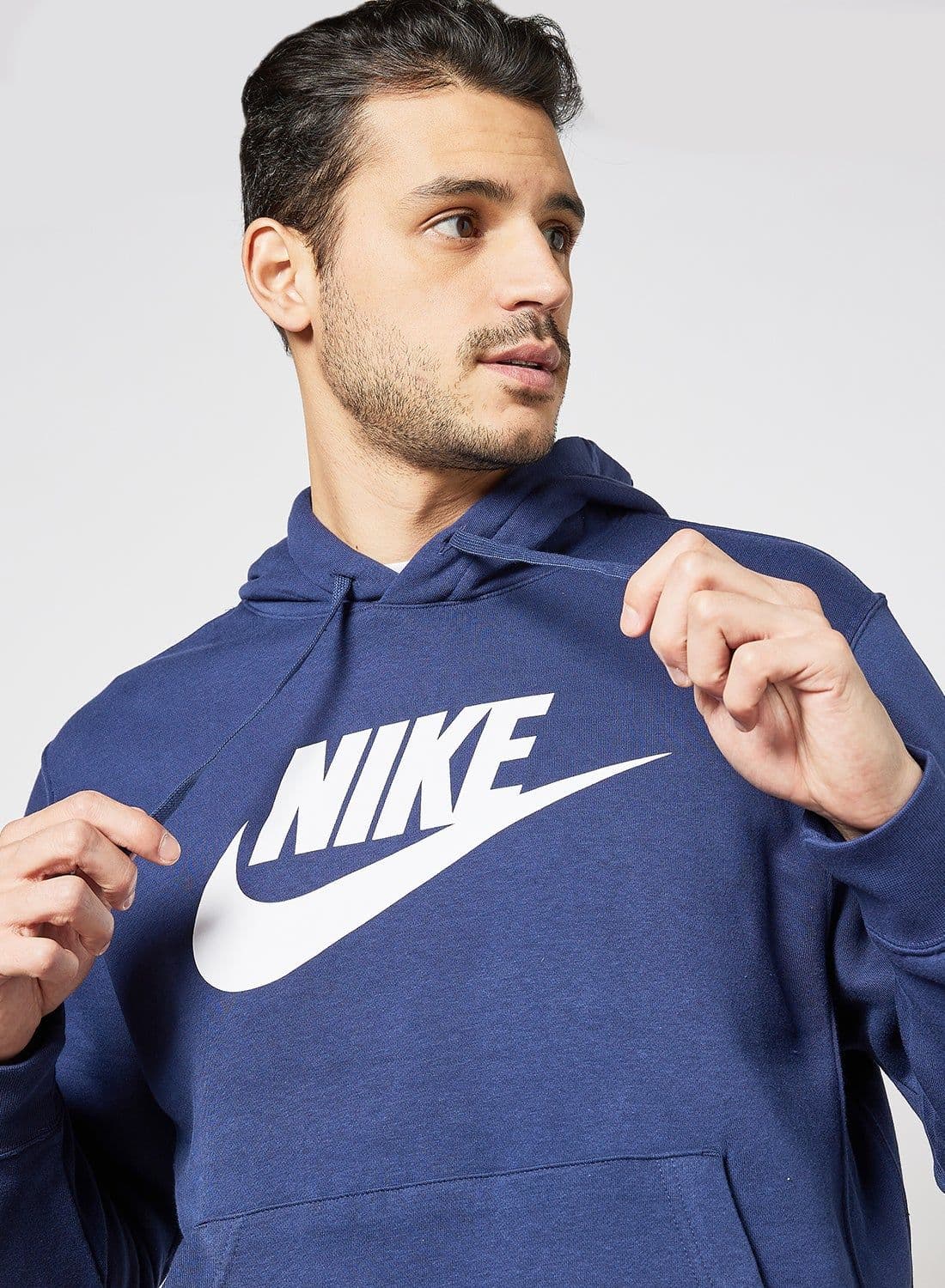 Sportswear Club Graphic Hoodie Blue - image 4